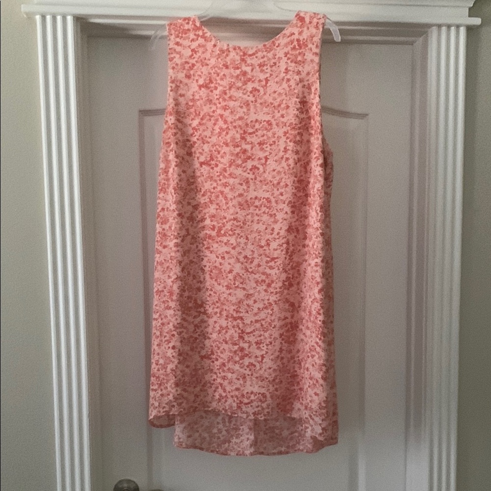 Pink Floral Sleeveless Sundress